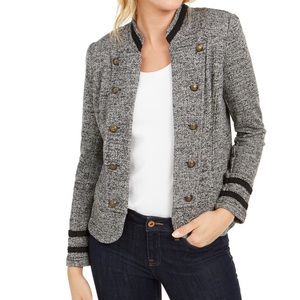 Tommy Hilfiger Herringbone Military Blazer